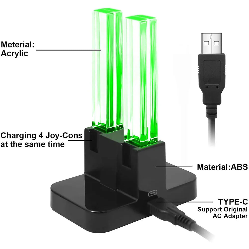 chargeur Switch 4 contrôleurs