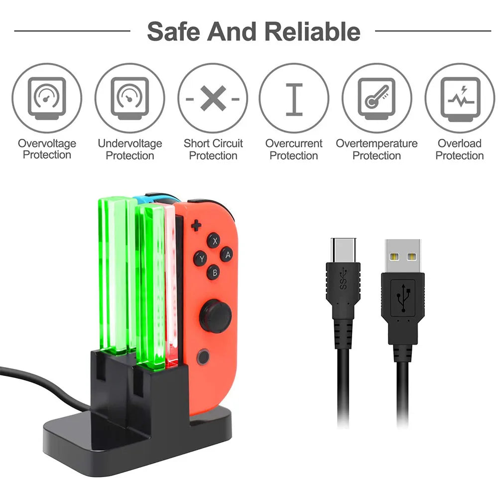 chargeur Switch 4 contrôleurs